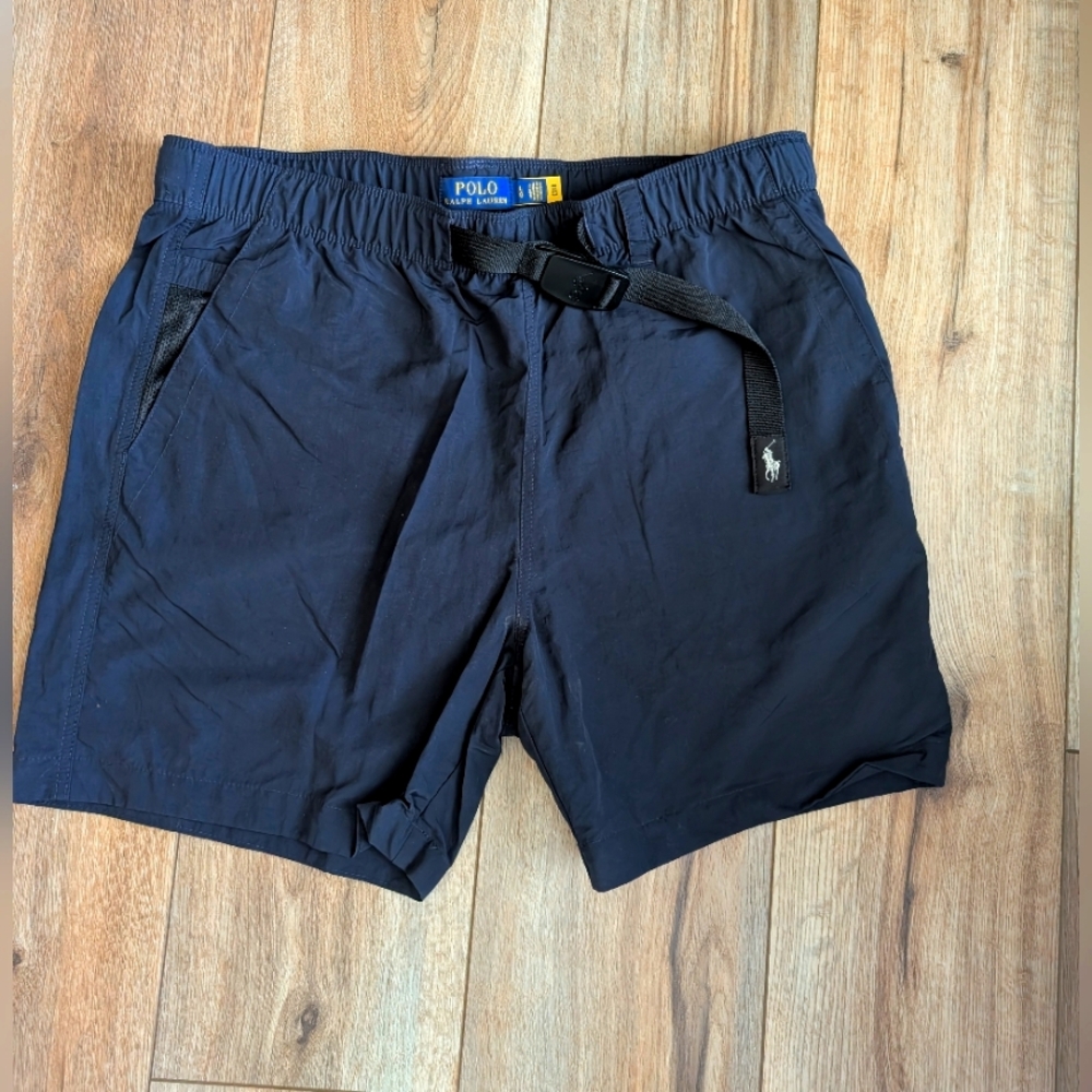 Polo by Ralph Lauren Nylon Climbing Athletic Shorts, 5.5 Inch Inseam, Size Large